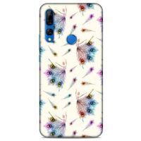 Huawei Y9 Prime 2019 Kılıf Desenli Özel Seri Tüyler (35) Fit Design Kılıf