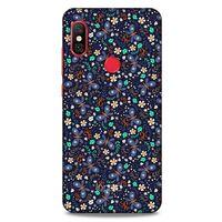 Xiaomi Redmi Note 6 Pro Kılıf Kelebek Etkisi (8) Baskılı Kılıf Turkuaz Beyaz