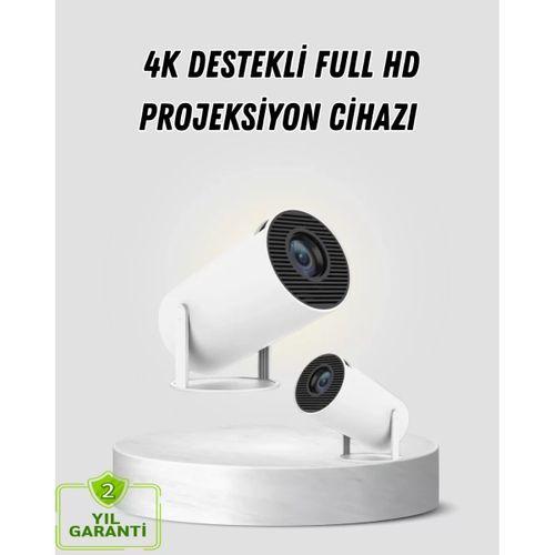 Full Hd 4k Destekli Akıllı Projeksiyon – 130 İnç Ekran, Uzun Ömürlü Ampul Ve Çoklu Giriş