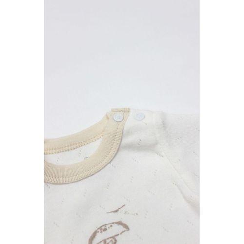 Bistyle Bistyle Body Yarım Kol My Favorite Zoo 17184 Ekru