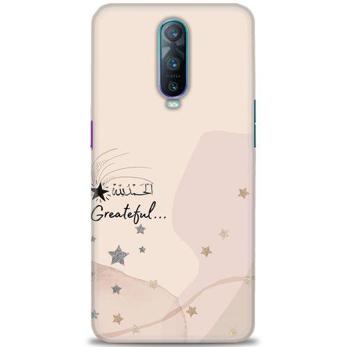 Oppo RX17 Pro Kılıf HD Baskılı Kılıf - Greateful + Tam Ekran Koruyucu