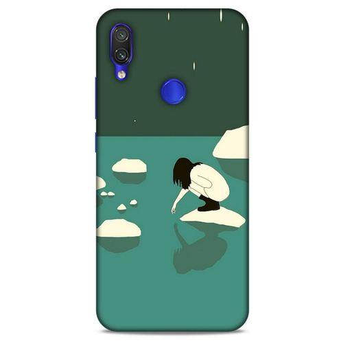 Xiaomi Redmi Note 7 Pro Kılıf Depresyon (8) Baskılı Kılıf Siyah Kahverengi