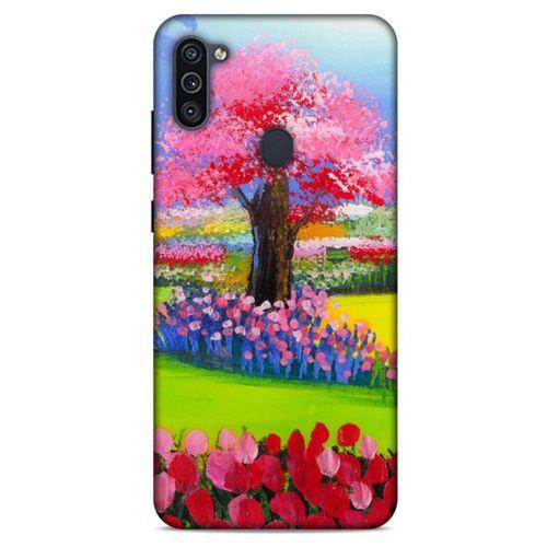 Samsung Galaxy M11 Kılıf Japonya (40) Fit Silikon Kılıf Japonya Ağaçları