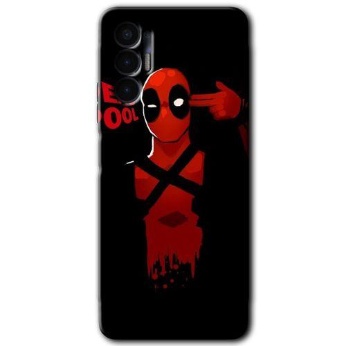 Tecno Spark 8 Pro Kılıf HD Desen Baskılı Arka Kapak - DeadPool 4
