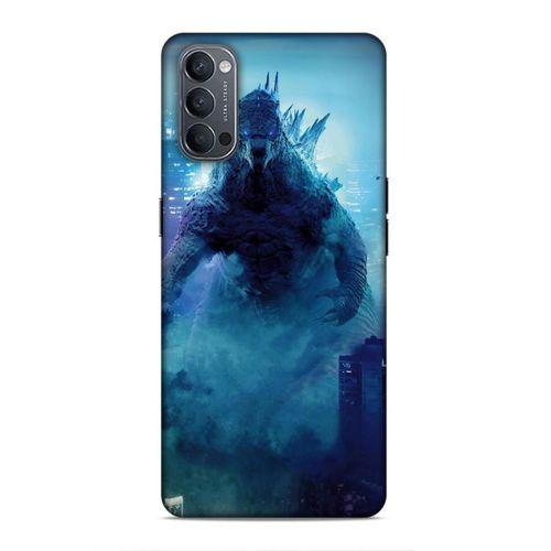 Oppo Reno 4 Uyumlu Kılıf BMovie (22) Tam Koruma Kılıfı Godzilla