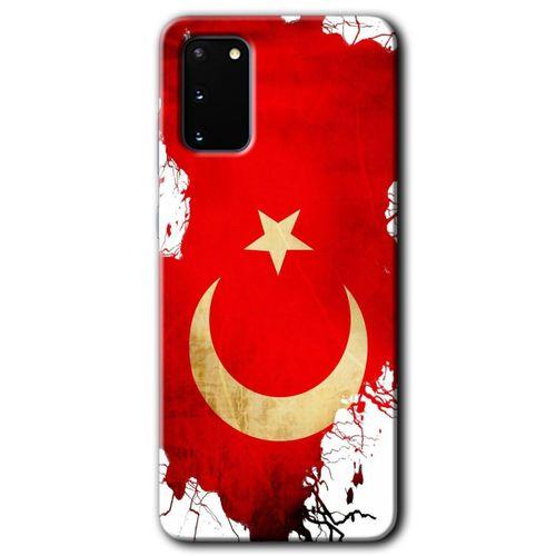 Potkal Hediye Fabrikası Samsung Galaxy S20 Kılıf HD Desen Baskılı Arka Kapak - Türkiyem