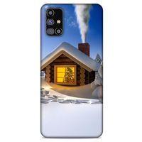 Samsung Galaxy M31s Kılıf Snowix (18) Telefon Kılıfları Sarı Beyaz
