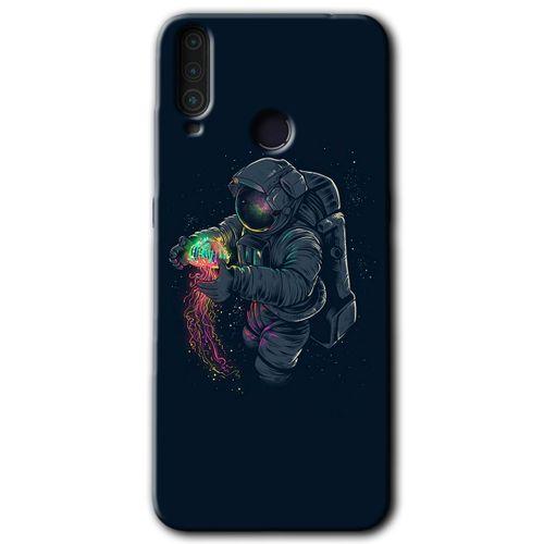 General Mobile GM 10 HD Baskılı Kılıf + 9D Tam Ekran Koruyucu - Astronot Kıyafeti