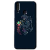 General Mobile GM 10 HD Baskılı Kılıf + 9D Tam Ekran Koruyucu - Astronot Kıyafeti