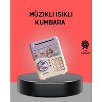 Çocuklar İçin Elektronik Şifreli Para Biriktirme Kumbarası Mor