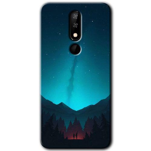 Casper Via P3 Kılıf HD Desen Baskılı Arka Kapak - Night Fores Mount