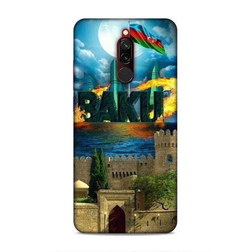 Xiaomi Redmi 8 Uyumlu Kılıf Azarbaijan (50) Shockproof Kılıf Bakü Simgeler