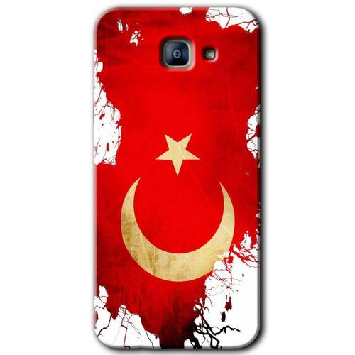Potkal Hediye Fabrikası Samsung Galaxy A8 2016 Kılıf HD Desen Baskılı Arka Kapak - Türkiyem