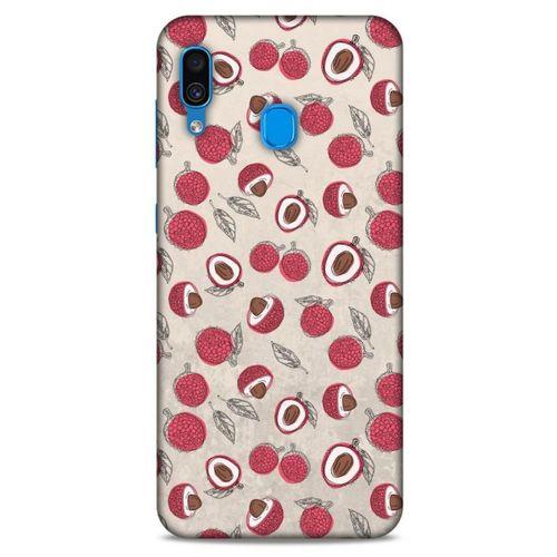 Frutix Lychee 01 Samsung Galaxy A30 Kılıf Desenli Silikon