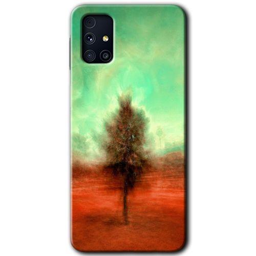 Galaxy M31s Kılıf HD Desen Baskılı Arka Kapak - Outlines Paint