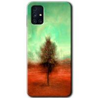 Galaxy M31s Kılıf HD Desen Baskılı Arka Kapak - Outlines Paint