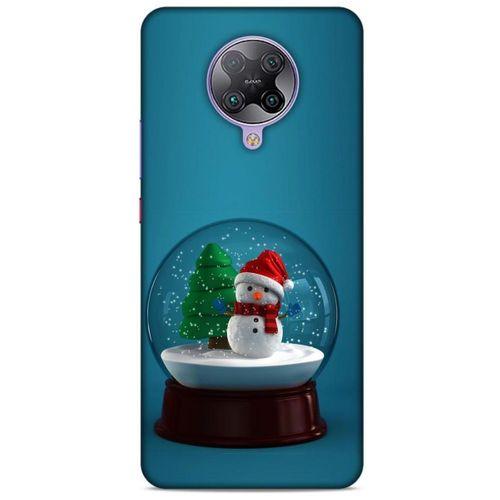 Xiaomi Poco F2 Pro Kılıf Snowix (12) Koruyucu Silikon Yeşil Beyaz