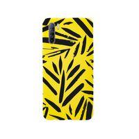 Oppo Reno 3 Fırça Darbeleri Premium Silikonlu Sarı Telefon Kılıfı