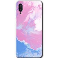 MRCİLETİSİM Samsung Galaxy A02 Kılıf Baskılı Kapak - Liquid Lekeler Art + 5D Tam Kaplayan Cam