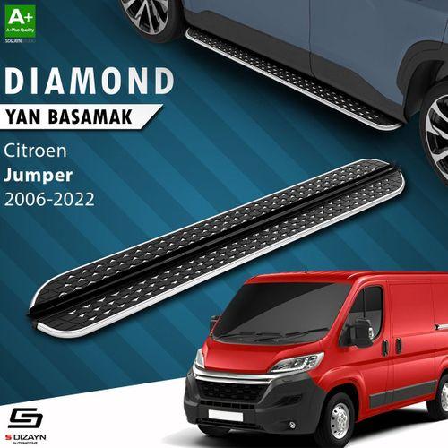S-Dizayn Citroen Jumper 3 Orta Şase Diamond Krom Yan Basamak 253 Cm 2006-2022 A+ Kalite