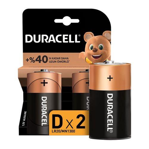 Duracell Duracell Basic D Boy Pil 2Lİ