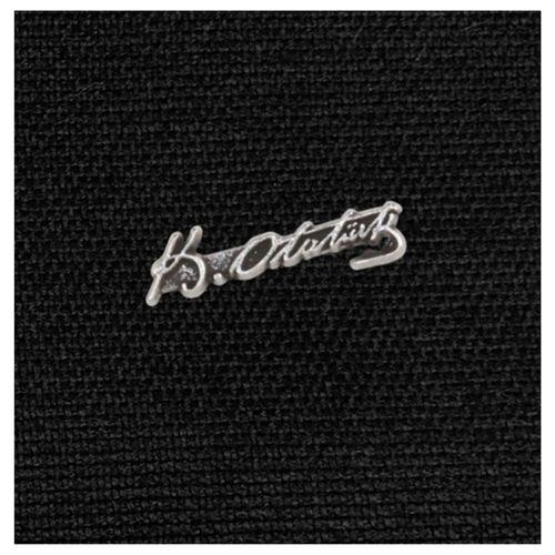 Atatürk İmza Rozet Yaka Rozeti Gümüş - 2 adet