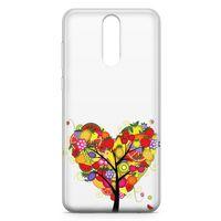 Huawei Mate 10 Lite Kılıf Kalp  Meyve Ağacı Arka Kapak Koruma Desenli Full Koruyucu
