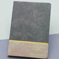 Öğretmenler Günü Hediyesi Yazılı Deri Defter Gri