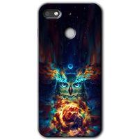 General Mobile GM 8 Go Kılıf HD Desen Baskılı Arka Kapak - Ballı Baykuş