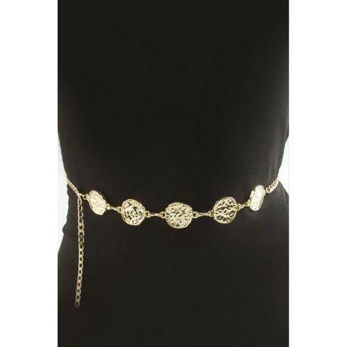 Yuvarlak Metal Zincir Kemer