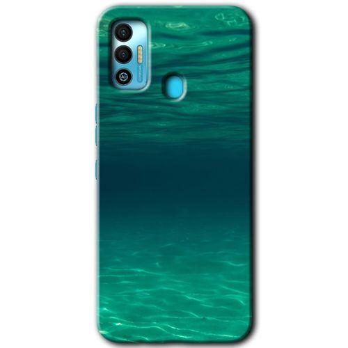 Tecno Spark 7T Kılıf HD Desen Baskılı Arka Kapak - Derin Deniz