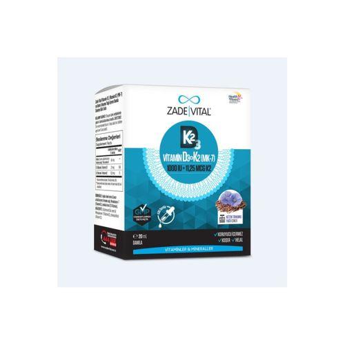 Zade Vital Zade Vital Vitamin D3k2 1000 Iu Damla 20 Ml