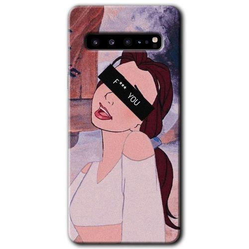 Galaxy S10 Plus Kılıf HD Desen Baskılı Arka Kapak - Bad Girl