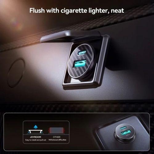 Joyroom JR-CCN16 15W 2 Çıkışlı Usb ve Type-c Mini Araç Şarj