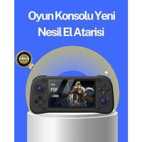 4.3” Hd Ekranlı El Konsolu 64gb Hafıza Kartı Ve 10000 Yüklü Oyun