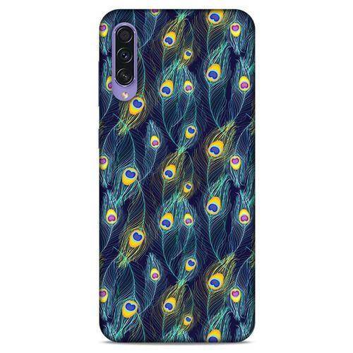 Samsung Galaxy A50s Kılıf Desenli Özel Seri Tüyler (10) Full Koruma Kılıfı