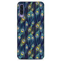 Samsung Galaxy A50s Kılıf Desenli Özel Seri Tüyler (10) Full Koruma Kılıfı
