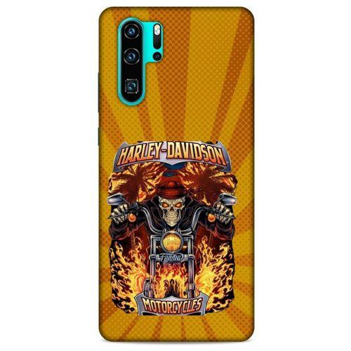 Huawei P30 Pro Uyumlu Kılıf Motorsiklet (9) Kılıf Harley Davidson