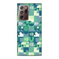 Samsung Galaxy Note 20 Ultra Uyumlu Kılıf Insomnia (39) Liquid Crystal Kılıf Yaprak