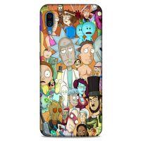Samsung Galaxy A30 Uyumlu Kılıf Rick And Morty (35) Fit Design Kılıf Cop Rick