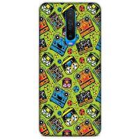 Retro (5) Desen Koruma Kabı Renkli Xiaomi Redmi K30 5G Kılıf