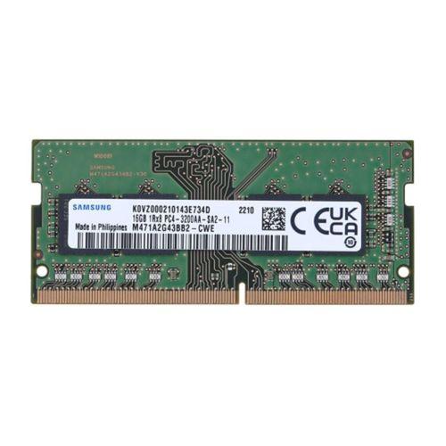 Samsung SAMSO3200/16, 16GB, DDR4, 3200MHz,  1.2V Notebook Ram (M471A2G43DB1-CWE)