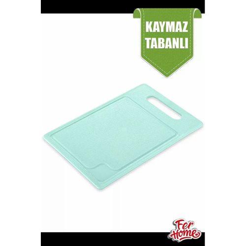 Kesme Tahtası Kaydırmaz Plastik Kesme Sunum Tahtası Pratik Kesim Panosu 160x245 Mm Royaleks-FR-107