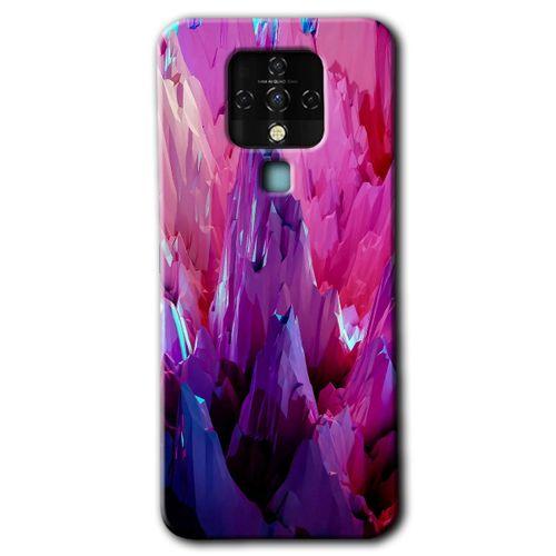 Potkal Hediye Fabrikası Tecno Camon 16 Kılıf HD Desen Baskılı Arka Kapak - Abstraction Sharp