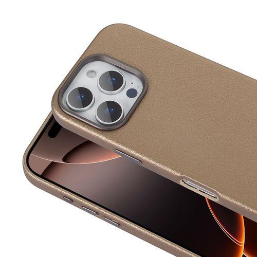 Apple iPhone 16 Pro Max Kılıf M-safe Şarj Özellikli PU Deri Zore Adora Kapak