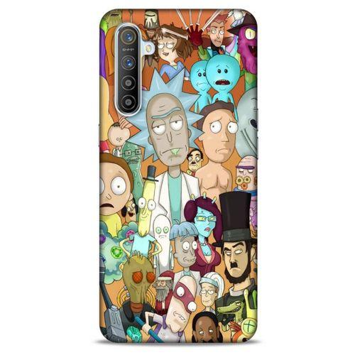 Realme XT Uyumlu Kılıf Rick And Morty (35) Fit Design Kılıf Cop Rick