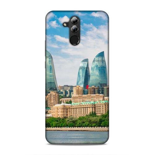 Huawei Mate 20 Lite Uyumlu Kılıf Azarbaijan (4) Koruma Kılıfı Alev Kuleleri