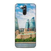 Huawei Mate 20 Lite Uyumlu Kılıf Azarbaijan (4) Koruma Kılıfı Alev Kuleleri