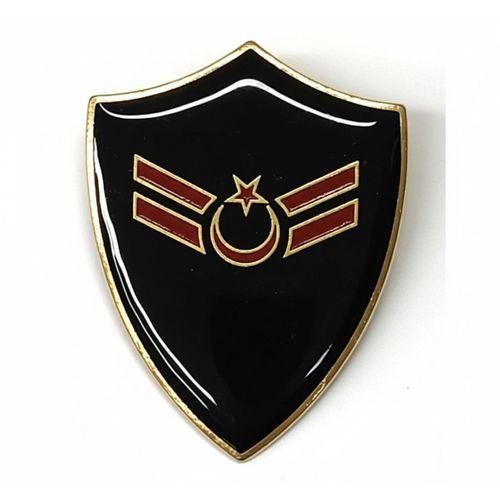 Minyatür Rütbe Sağlık Sınıfı - Uzman Çavuş Rütbe (Siyah Zemin JANDARMA)