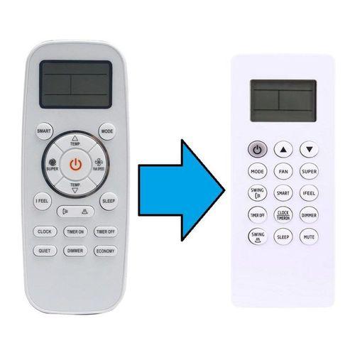 climech ile uyumlu Model AUF-48UR4RMPA8 Salon Tipi Klima Kumandası